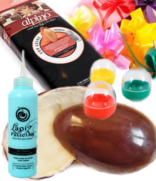 KIT PASCUAS TIPO HUEVO KINDER
